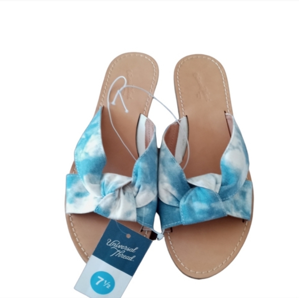 Universal Thread Tie Dye Knot Slides 7.5